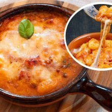 Deliciosos ñoquis a la sorrentina, una receta italiana con papa y mucho queso